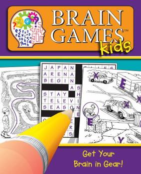 Spiral-bound Brain Games Kids 4 Book