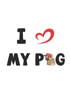 Paperback My Pug: Notebook for Pug Owner - dot grid - 6x9 - 120 pages Book