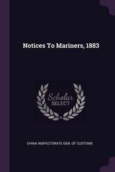 Paperback Notices To Mariners, 1883 Book