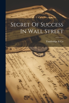 Paperback Secret Of Success In Wall Street Book