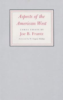 Hardcover Aspects of the American West: Three Essays Book