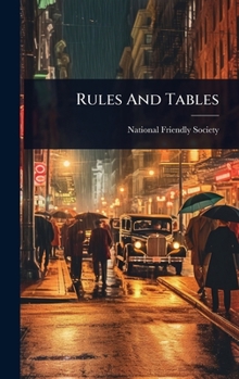 Hardcover Rules And Tables Book