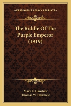 Paperback The Riddle Of The Purple Emperor (1919) Book