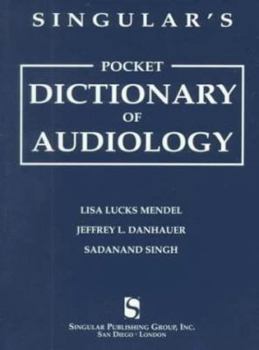 Paperback Singulars' Pocket Dictionary of Audiology Book