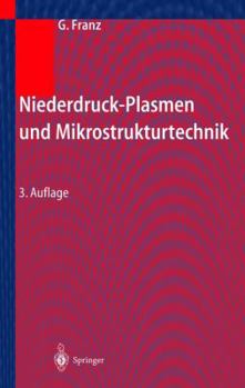 Hardcover Niederdruckplasmen Und Mikrostrukturtechnik [German] Book
