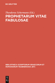 Hardcover Prophetarum Vitae Fabulosae [German] Book