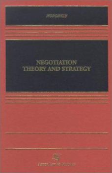 Hardcover Negotiation Theory and Strategy Book