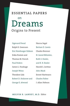 Paperback Essential Papers on Dreams Book