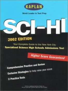 Paperback Kaplan SCI-HI Admissions Test 2002 Book