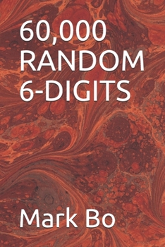 Paperback 60,000 Random 6-Digits Book