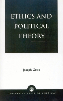 Paperback Ethics and Political Theory Book