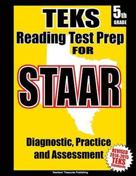 Paperback TEKS 5th Grade Reading Test Prep for STAAR Book