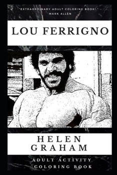 Paperback Lou Ferrigno Adult Activity Coloring Book