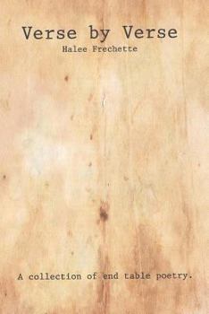 Paperback Verse by Verse: A collection of end table poetry. Book