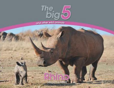 Paperback Rhino: The Big 5 and other wild animals Book