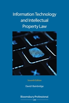 Paperback Information Technology and Intellectual Property Law Book