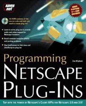 Paperback Programming Netscape Plug-Ins Book