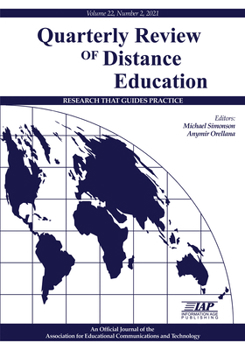 Paperback Quarterly Review of Distance Education Vol 22 Issue 2 Book