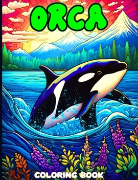 Paperback Orca Coloring Book: Orca Coloring Pages with Graceful Killer Whale Illustrations To Color & Relax Book