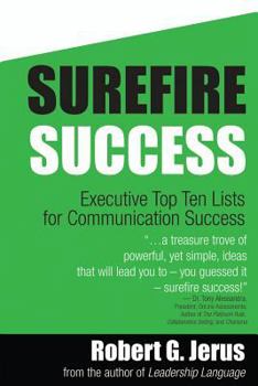 Paperback Surefire Success: : Executive Top Ten Lists for Communication Success Book