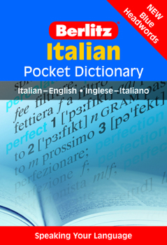 Paperback Berlitz Italian Pocket Dictionary: Italian-English/English-Italian Book
