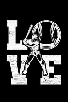 Paperback Love Softball: Lined A5 Notebook for Love Softball Journal Book