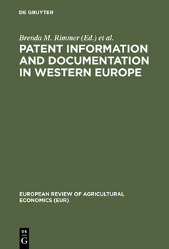 Patent information and documentation in Western Europe (European Review of Agricultural Economics