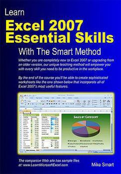 Paperback Learn Excel 2007 Essential Skills with the Smart Method Book