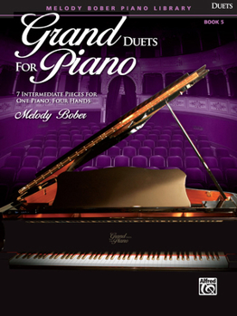Paperback Grand Duets for Piano, Bk 5: 7 Intermediate Pieces for One Piano, Four Hands Book