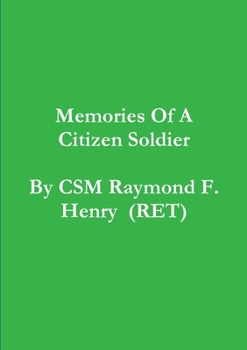 Paperback memories of a citizen soldier Book