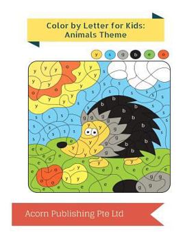 Paperback Color by Letter for Kids: Animals Theme Book