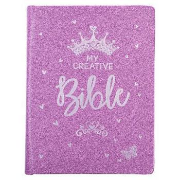 ESV Holy Bible, My Creative Bible For Girls, Hardcover w/Ribbon Marker, Illustrated Coloring, Journaling and Devotional Bible, English Standard Version, Purple Glitter