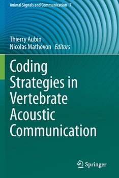 Paperback Coding Strategies in Vertebrate Acoustic Communication Book