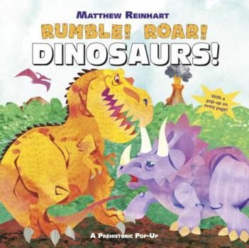 Paperback Rumble! Roar! Dinosaurs! Book