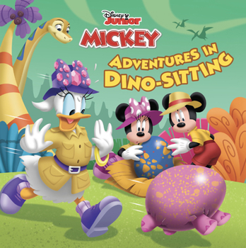 Paperback Mickey Mouse Funhouse: Adventures in Dino-Sitting Book