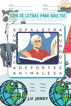 Paperback Sopa de Letras Para Adultos [Spanish] Book