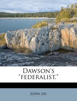 Paperback Dawson's Federalist. Book