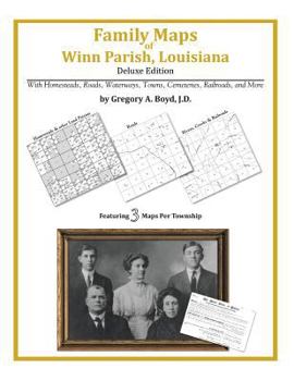 Paperback Family Maps of Winn Parish, Louisiana Book