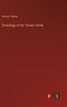 Hardcover Genealogy of the Tenney Family Book