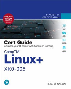 Paperback Comptia Linux+ Xk0-005 Cert Guide Book