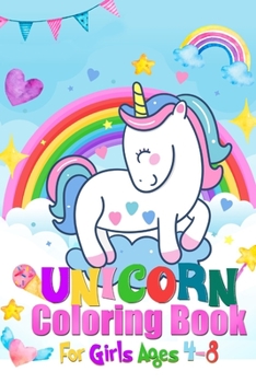 Paperback unicorn coloring book for girls Ages 4-8: (US Edition) Book