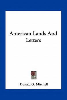 Paperback American Lands And Letters Book