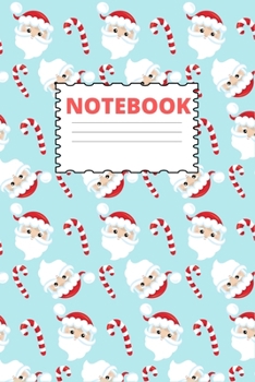 Paperback Notebook: Christmas Planner Notebook - Black Paper Journal With Lined Black Pages - Reverse Color Notebook That You Can Write Yo Book