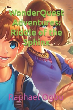 Paperback WonderQuest Adventures: Riddle of the Sphinx [Large Print] Book