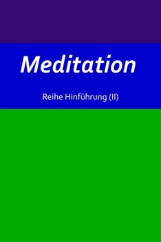 Paperback Meditation [German] Book