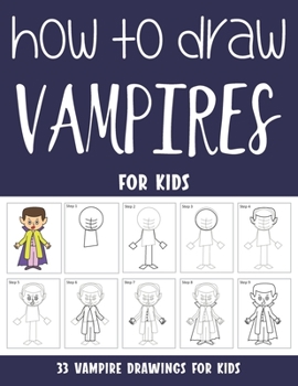 Paperback How to Draw Vampires for Kids Book
