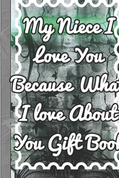 My Niece I Love You Because What I love About You Gift Book: Organizer/Log Book/Notebook for Passwords and Shit/Gift for Friends/Coworkers/Seniors/Mom/Dad/alphabetical/ Logbook To Protect