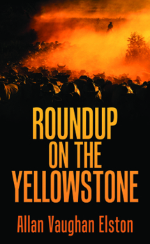 Library Binding Roundup on the Yellowstone [Large Print] Book