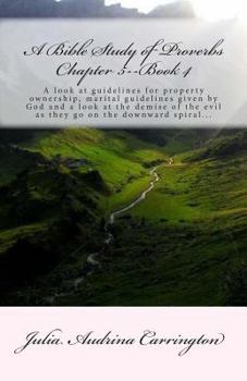Paperback A Bible Study of Proverbs Chapter 5--Book 4 Book