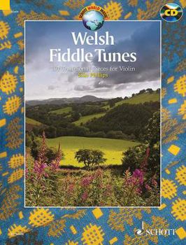 Paperback Welsh Fiddle Tunes: 97 Traditional Pieces for Violin [With CD (Audio)] Book